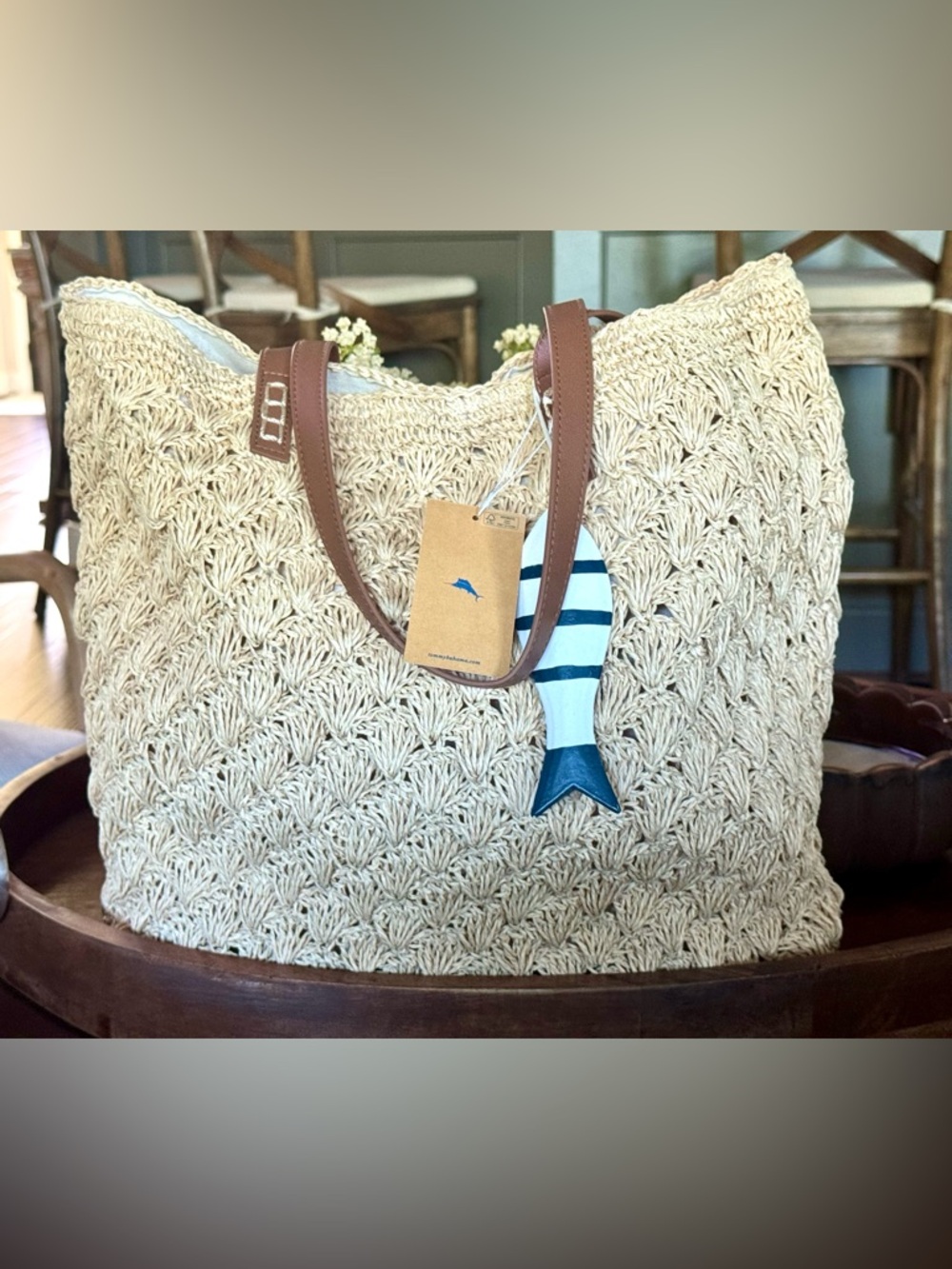 Brand New Tommy Bahama Oversized Traveler Tote